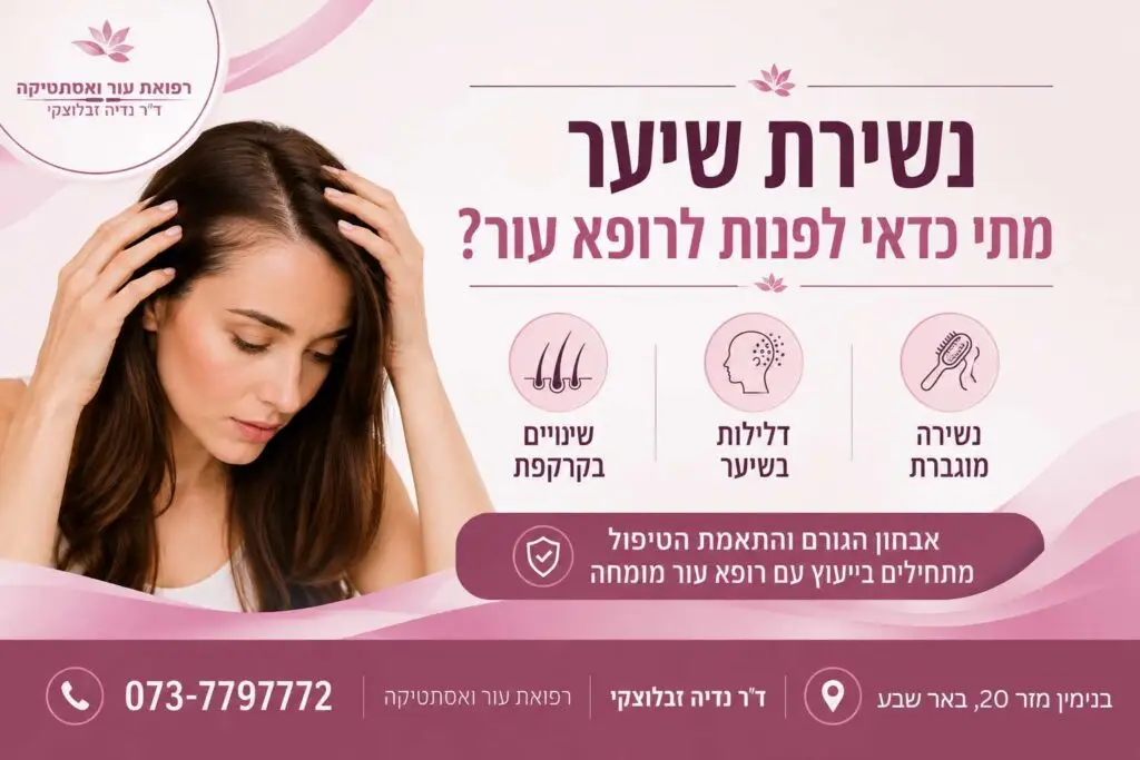 מומחה לטיפול בנשירת שיער